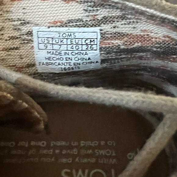 EUC Toms Womens 9 Desert Wedge Bootie - Picture 6 of 6